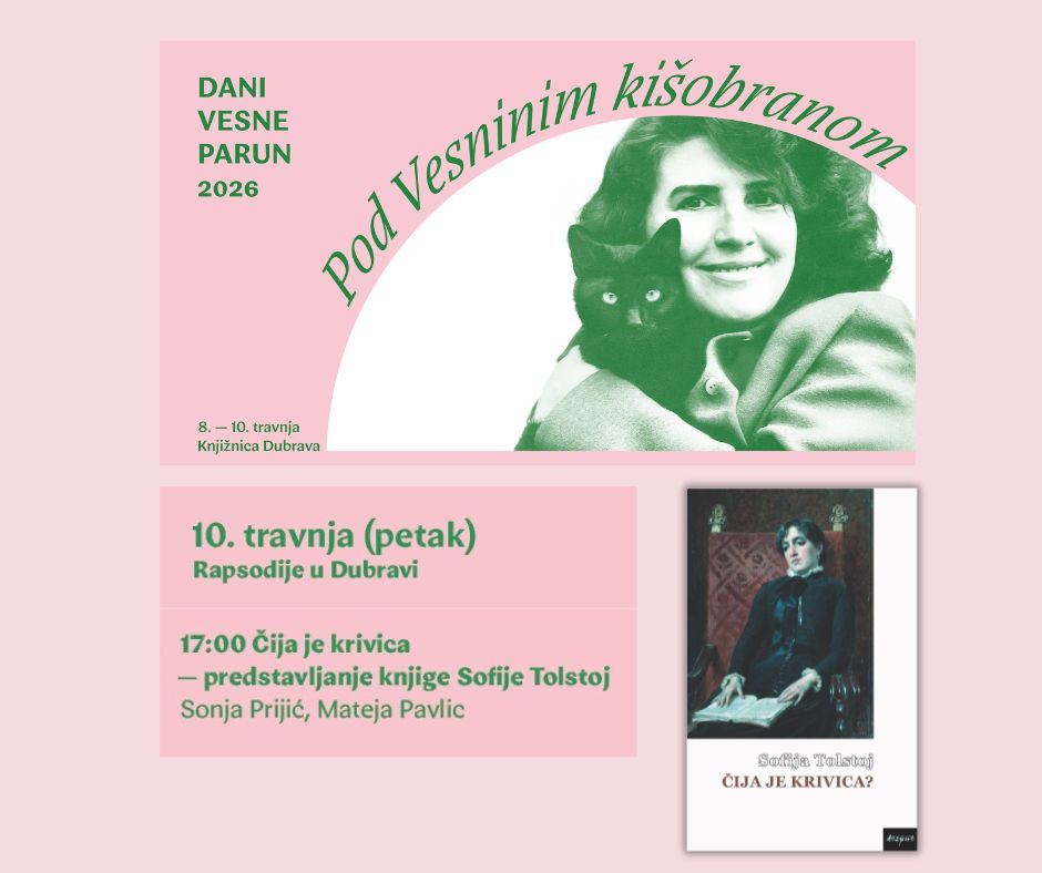 Predstavljanje romana “Čija je krivica?” Sofije Tolstoj