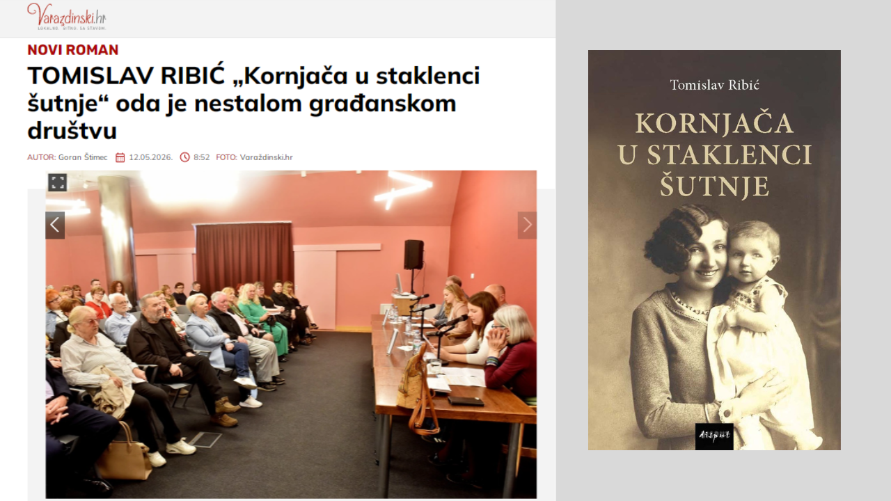Goran Štimec o knjizi “Kornjača u staklenci šutnje”